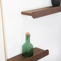 New Pamono Small Cielo Wall Shelf in Walnut by Woodendot