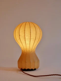 Clearance Pamono Small Cocoon Gatto Table Lamps by Achille & Pier Castiglioni for Flos, 1960, Set of 2