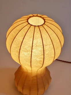 Clearance Pamono Small Cocoon Gatto Table Lamps by Achille & Pier Castiglioni for Flos, 1960, Set of 2