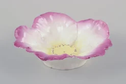 Pamono Small Early 20th Century Art Nouveau French Faience Floral Bowls, Set of 3><noscript><img width=