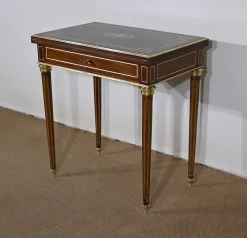 Pamono Small Game Table in Louis XVI Style, Late 19th Century><noscript><img width=