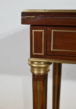 Pamono Small Game Table in Louis XVI Style, Late 19th Century><noscript><img width=