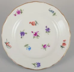 Pamono Small German Porcelain Lunch Plates from Silesia, 1930, Set of 6><noscript><img width=