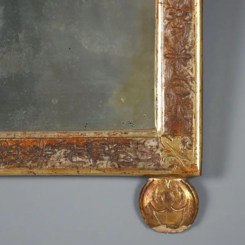 Pamono Small Gilded Wall Mirror> Mirrors