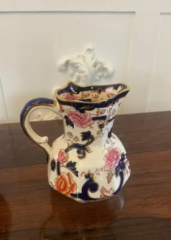 Online Pamono Small Hand Painted Masons Ironstone Jug and Bowl, 1920s, Set of 2