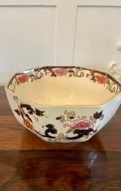 Online Pamono Small Hand Painted Masons Ironstone Jug and Bowl, 1920s, Set of 2