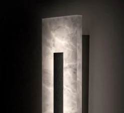 Online Pamono Small Himeji Wall Lamp by Alabastrooan