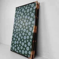 Pamono Small Japanese Byōbu Folding Screen in Gold Color, 1970s
