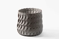 Outlet Pamono Small Leather Alicante Basket