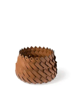 New Pamono Small Leather Almeria Basket