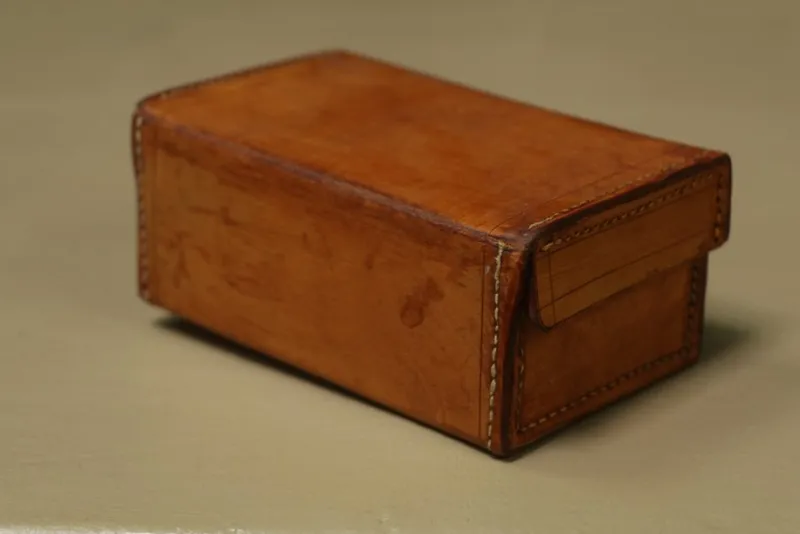 Best Pamono Small Leather Suitcase or Trunk