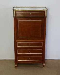 Discount Pamono Small Louis XVI Mahogany Secretary