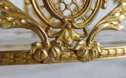 Pamono Small Louis XVI Style Glass and Brass Planter, 1900s><noscript><img width=