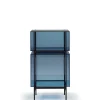 Pamono Small Lyn Shelf 8400BL in Blue by Visser & Meijwaard for Pulpo> Storage