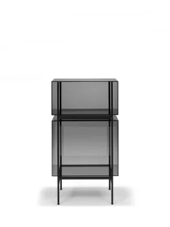 Discount Pamono Small Lyn Shelf 8400G in Grey by Visser & Meijwaard for Pulpo