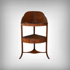 Online Pamono Small Mahogany Corner Vanity Unit, Early 20th Century