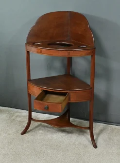 Online Pamono Small Mahogany Corner Vanity Unit, Early 20th Century