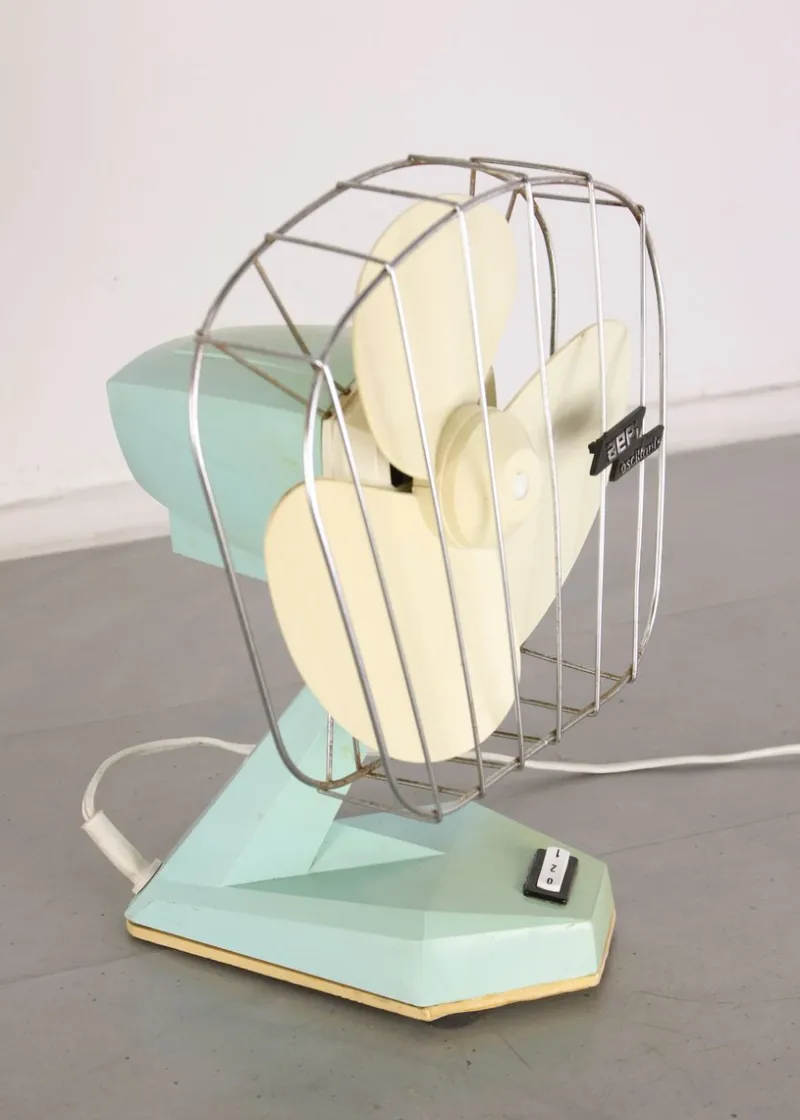 Pamono Small Mid-Century Italian Fans, Set of 2> Electronics