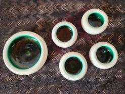 Best Pamono Small Mid-Century Modern Ceramic Bowls from Keramos Sevres, France, 1950s, Set of 5