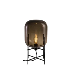 Online Pamono Small Oda Table Lamp in Smoky Grey and Black by Sebastian Herkner for Pulpo