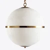 Sale Pamono Small Opaline Parisian Globe Pendant from Pure White Lines