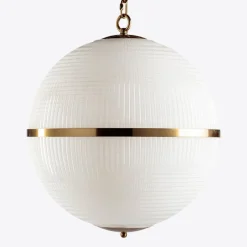 Sale Pamono Small Opaline Parisian Globe Pendant from Pure White Lines