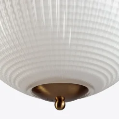 Sale Pamono Small Opaline Parisian Globe Pendant from Pure White Lines
