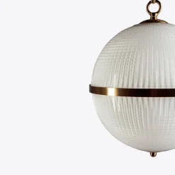 Sale Pamono Small Opaline Parisian Globe Pendant from Pure White Lines