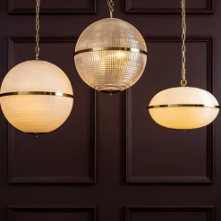 Sale Pamono Small Opaline Parisian Globe Pendant from Pure White Lines