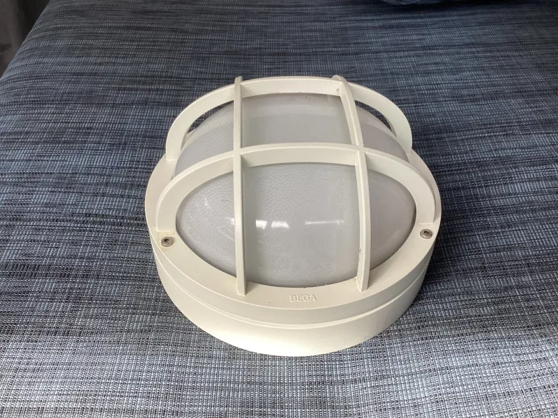 Pamono Small Outdoor Wall or Ceiling Lamp from Bega, 1980s> Garden Lighting