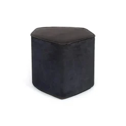 Discount Pamono Small Pouf in Vegetable Leather and Suede and Poplar Plywood by Oscar Maschera