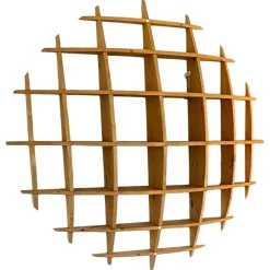 Pamono Small Round Pine Shelves by David Renault> Storage