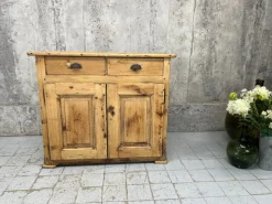 Hot Pamono Small Rustic French Shop Counter, 1890s