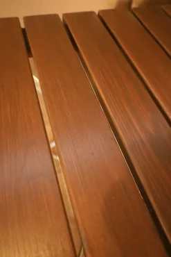 Sale Pamono Small Sanded and Varnished Garden Table