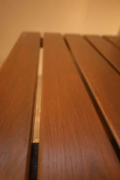 Sale Pamono Small Sanded and Varnished Garden Table