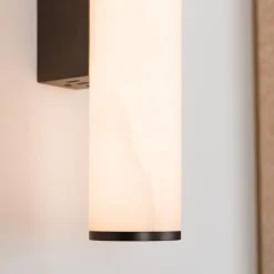 Clearance Pamono Small Sarral Alabaster Wall Light from Pure White Lines