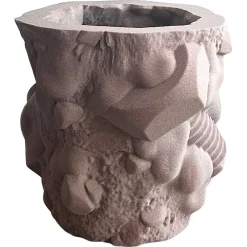 Discount Pamono Small Sculptural Planter in Quartz Sand by Jacob Egeberg