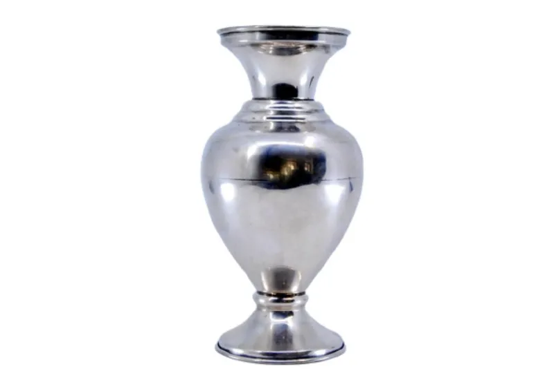 Pamono Small Silver Jug with Circular Base and Gold Interior> Bottles, Carafes & Jugs