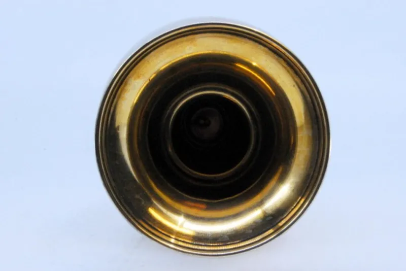 Pamono Small Silver Jug with Circular Base and Gold Interior> Bottles, Carafes & Jugs
