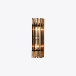 Sale Pamono Small Smoked Quartz Amaro Wall Light from Pure White Lines