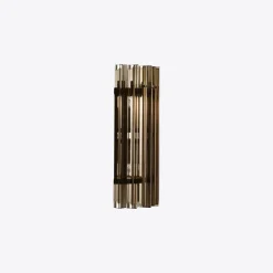 Sale Pamono Small Smoked Quartz Amaro Wall Light from Pure White Lines