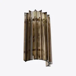 Sale Pamono Small Smoked Quartz Amaro Wall Light from Pure White Lines