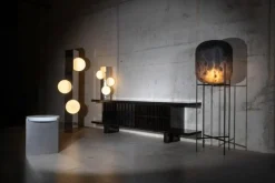Discount Pamono Small Smoky Grey Sfera Floor Lamp by Pulpo