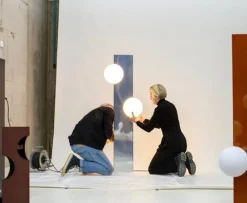 Discount Pamono Small Smoky Grey Sfera Floor Lamp by Pulpo