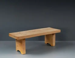 Sale Pamono Small Softwood Bench, 1950s