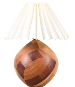 Pamono Small Teak Lamp, Denmark, 1970s><noscript><img width=