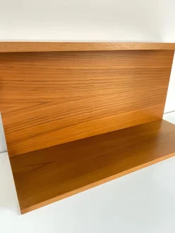 Pamono Small Teak U-Profile Shelf by Walter Wirtz for Wilhelm Renz, 1960s><noscript><img width=