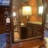 New Pamono Small 19th Century Mahogany Psyche Mirror