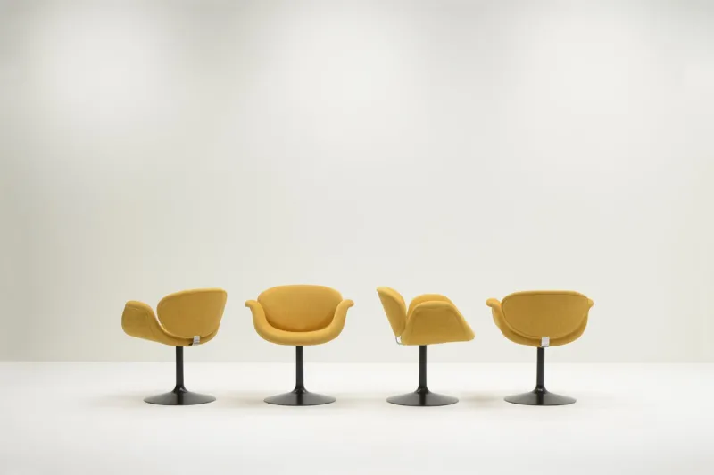 Pamono Small Tulip Chairs by Pierre Paulin for Artifort, 1960s, Set of 4> Office Chairs