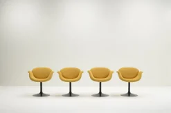 Pamono Small Tulip Chairs by Pierre Paulin for Artifort, 1960s, Set of 4> Office Chairs